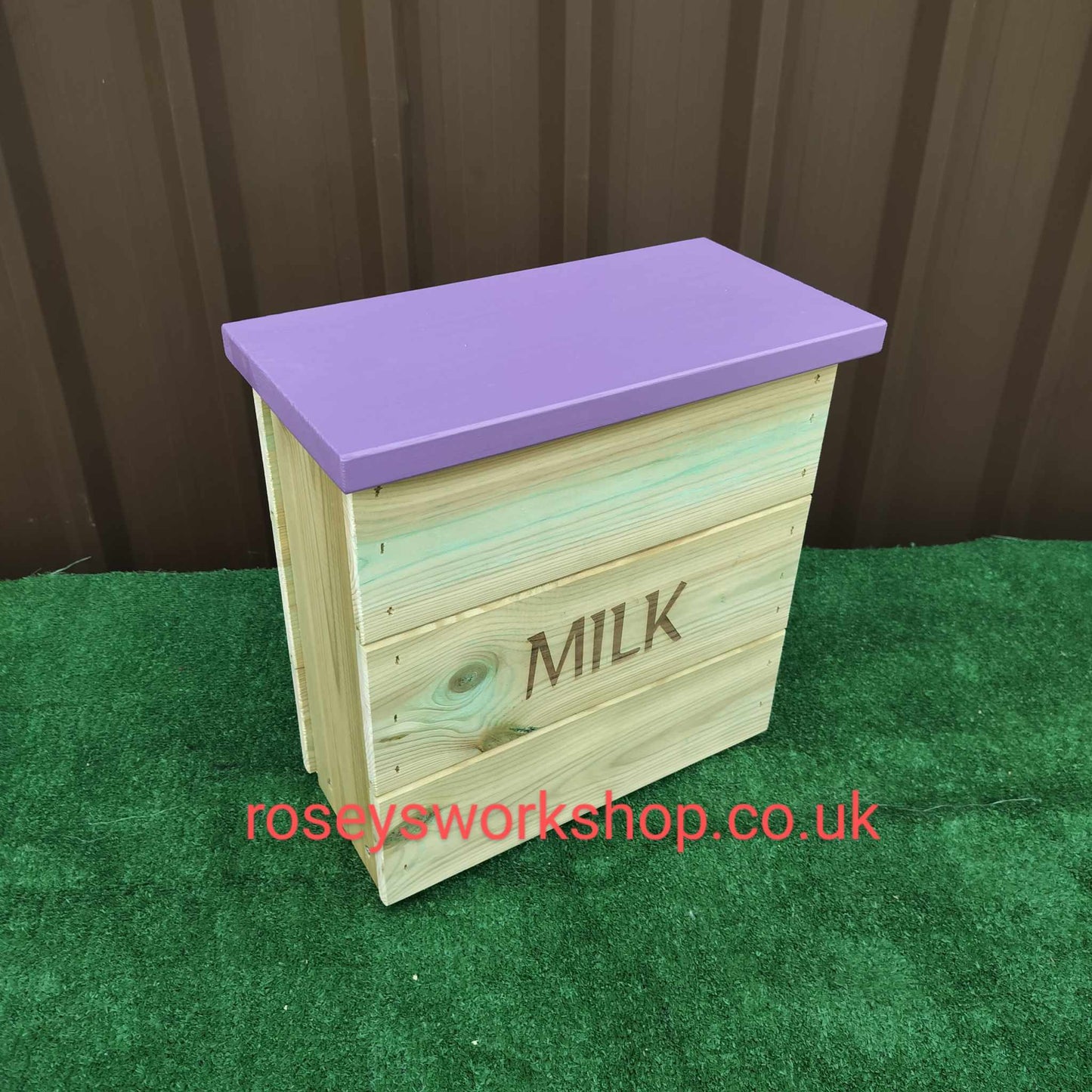 Doorstep Milk Box Crate - Holds 2x 4pt Plastic Bottles