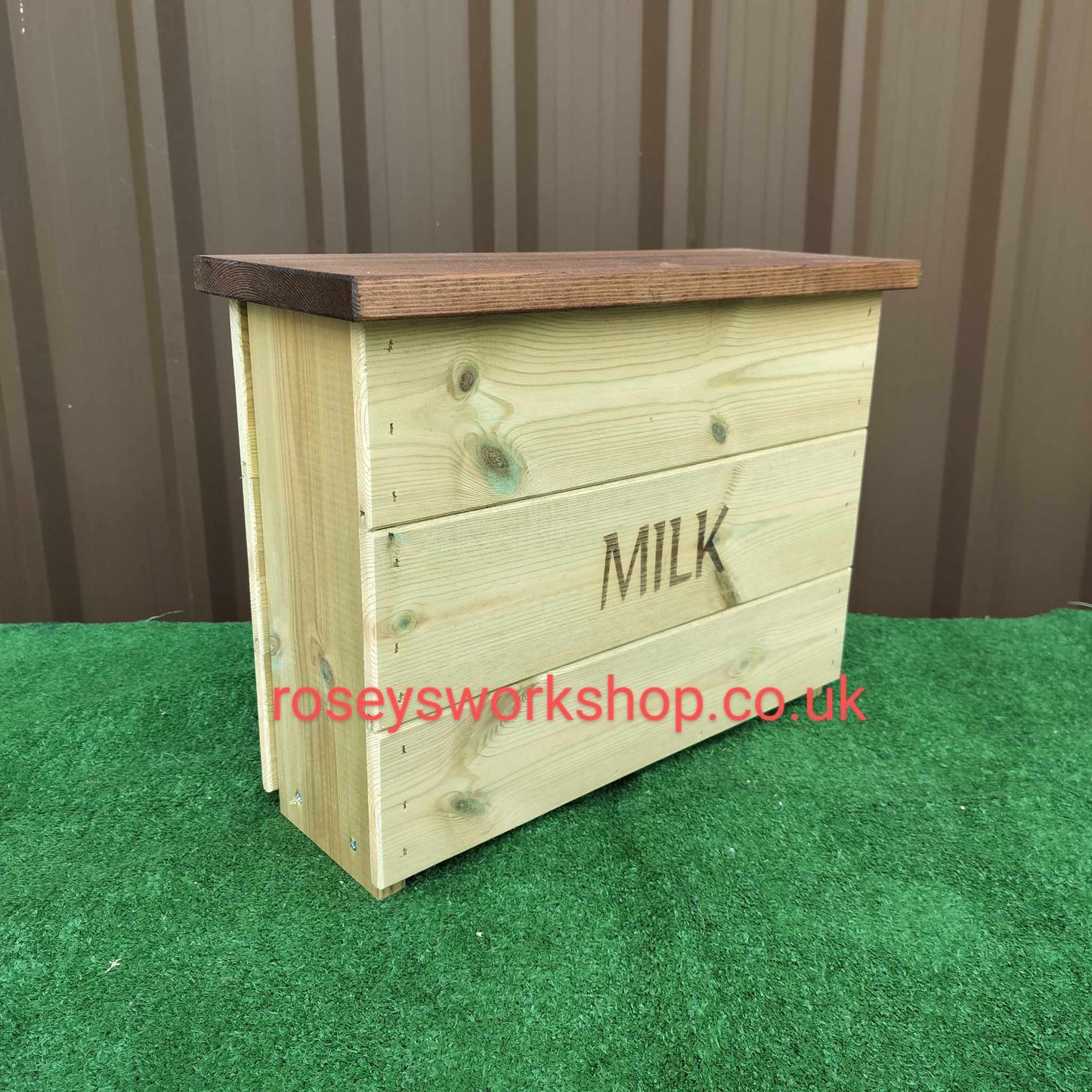 Doorstep Milk Box Crate - Holds 3x 4pt Plastic Bottles