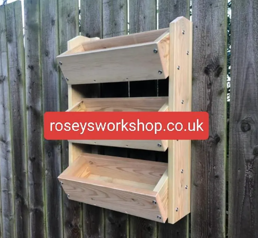 Wall Mount 3 Tiered Planter