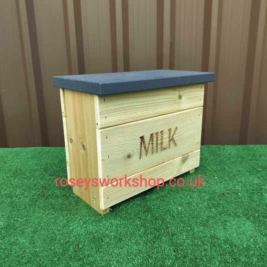 Doorstep Milk Box Crate - Holds 3x 1pt Glass Bottles