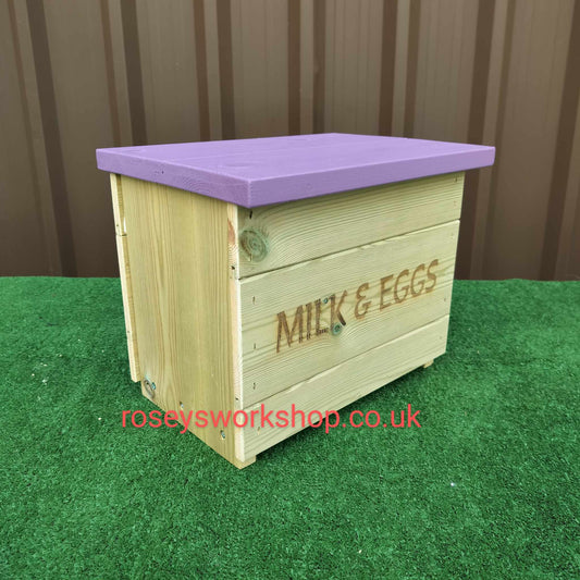 Doorstep Milk Box Crate - Holds 6x 1pt Glass Bottles