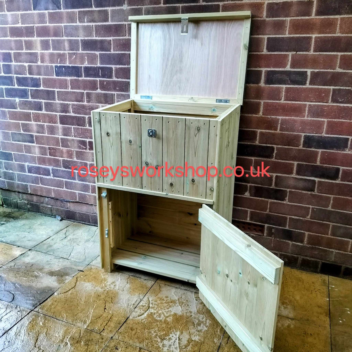 Tall Doorstep Muddy Boots and Parcel Box Combo Unit