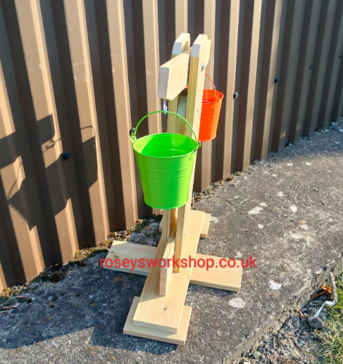 Handmade Children's Wooden Balance Scales