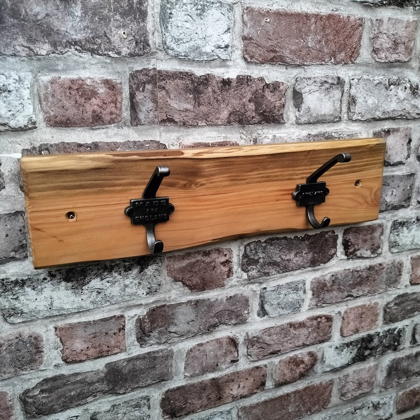 Coat hook - Coat Rack. Hallway Storage. Cast iron hooks wall mounted. England Hooks