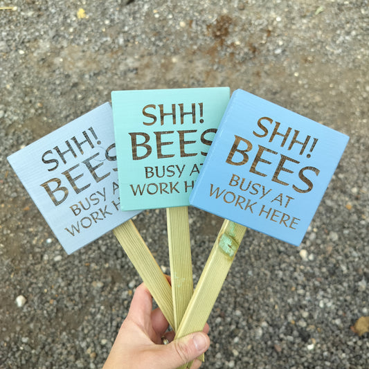 SHH Busy Bees Garden Stake Sign