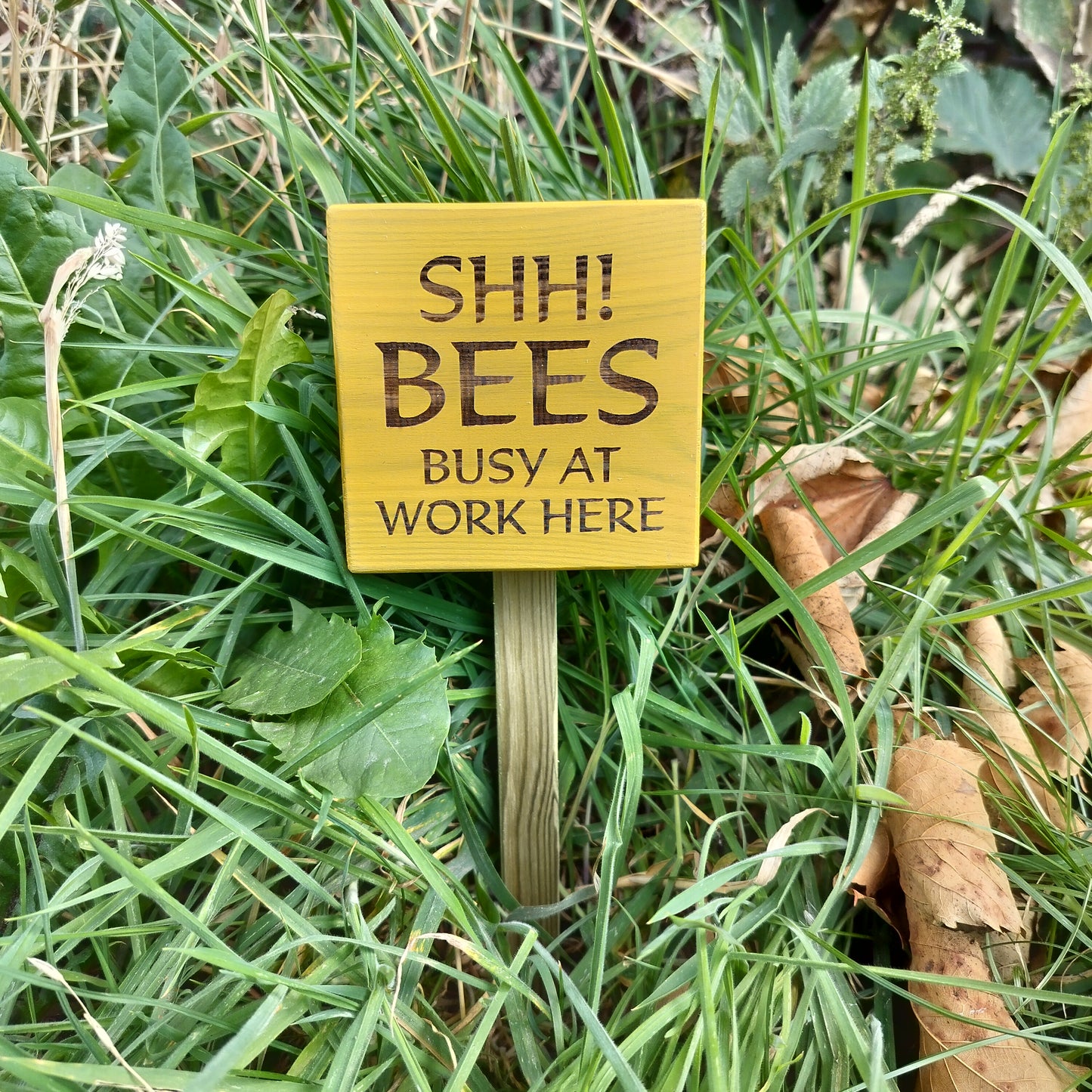 SHH Busy Bees Garden Stake Sign