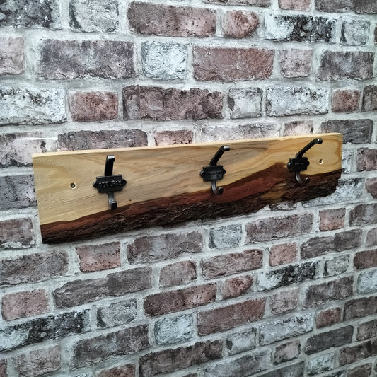 Coat hook - Coat Rack. Hallway Storage. Cast iron hooks wall mounted