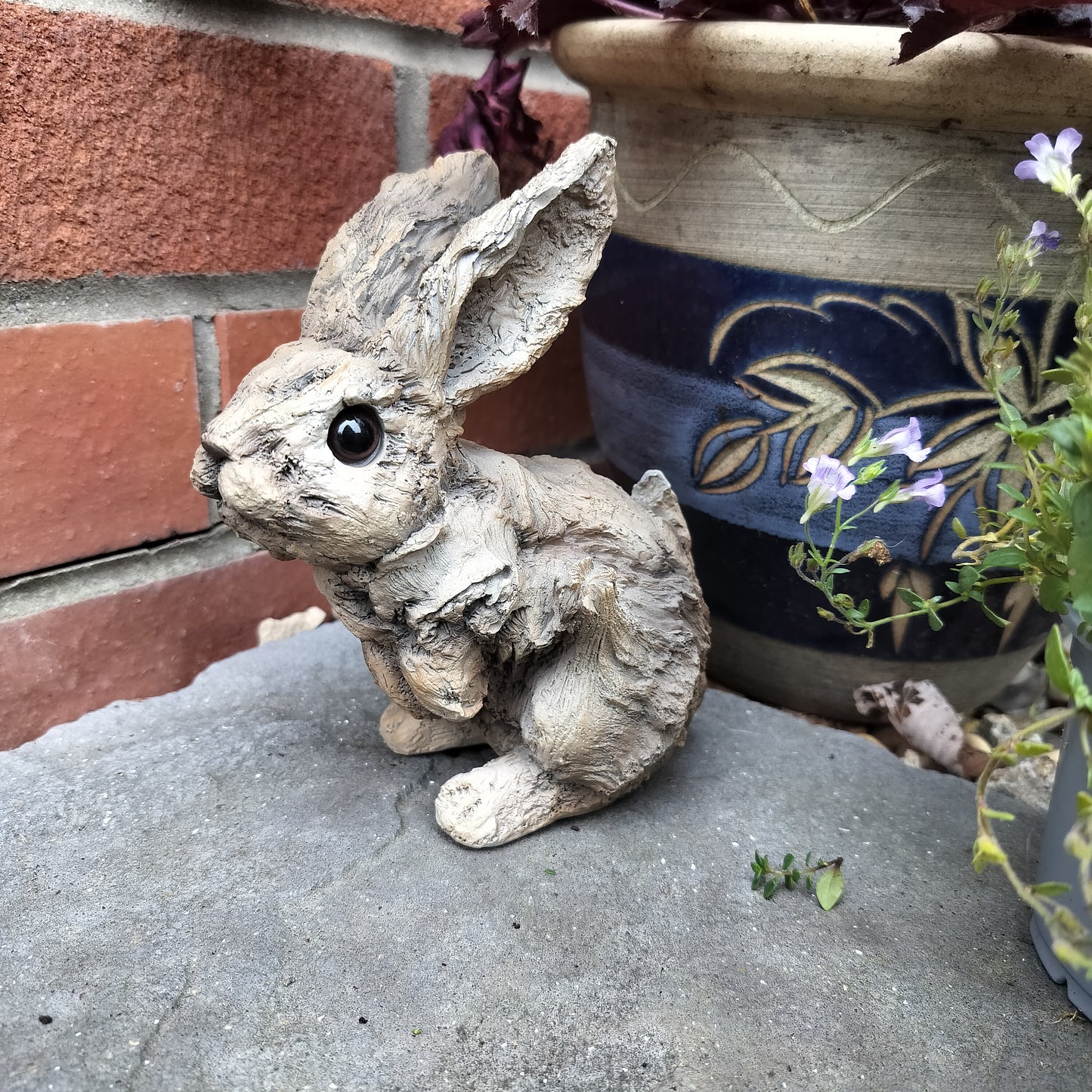 Small Driftwood Effect Rabbit Bunny Ornament